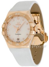 Omega Constellation 35 mm White Dial Leather Strap