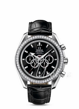 Omega Specialities Black Dial Croco Strap Omega Specialities Black Dial Croco Strap