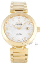 Omega Ladymatic MOP, White Dial Yellow Gold Bracelet
