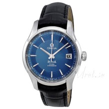 Omega De Ville Hour Vision Blue Dial Leather Omega De Ville Hour Vision Blue Dial Leather