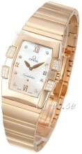 Omega Constellation Quadrella Rose Gold MOP Dial