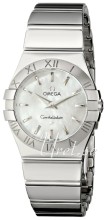 Omega Constellation Polished 27 mm Steel MOP Dial