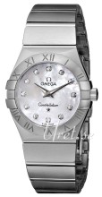Omega Constellation Brushed 27 mm Steel MOP Dial