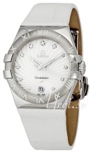 Omega Constellation 35 mm Colors White Dial Croco