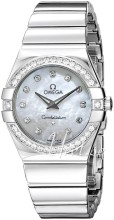 Omega Constellation Polished 27 mm Steel MOP Dial
