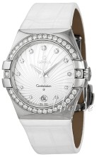 Omega Constellation 35 mm Colors White Dial Diamond Bezel