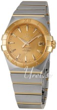Omega Constellation Yellow Gold Steel Champagne Dial Bracelet Omega Constellation Yellow Gold Steel Champagne Dial Bracelet
