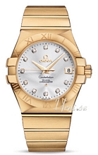 Omega Constellation Yellow Gold Silver Dial Bracelet Omega Constellation Yellow Gold Silver Dial Bracelet