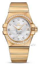Omega Constellation Yellow Gold Silver Dial Bracelet Omega Constellation Yellow Gold Silver Dial Bracelet