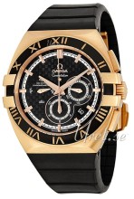 Omega Constellation Double Eagle Rose Gold Black Dial Omega Constellation Double Eagle Rose Gold Black Dial