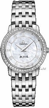 Omega De Ville Ladies Steel MOP White Dial Omega De Ville Ladies Steel MOP White Dial