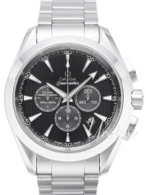 Omega Seamaster Aqua Terra Chronograph Steel Black Dial Bracelet