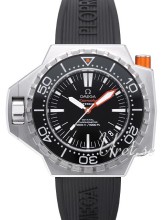 Omega Seamaster Ploprof Black Dial Black Rubber Strap