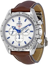 Omega Speedmaster Broad Arrow Silver Dial Chronograph Leather Omega Speedmaster Broad Arrow Silver Dial Chronograph Leather