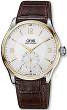 Oris Culture Artelier Silver Dial Croco Strap