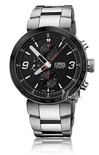 Oris Motor Sport TT1 Chronograph Musta/Ter�s �45 mm