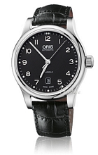 Oris Culture Classic Date Musta/Nahka �42 mm