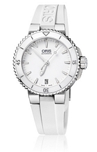 Oris Divers Aquis Date Valkoinen/Kumi �36 mm