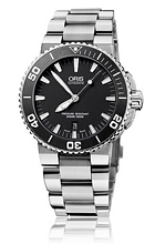 Oris Divers Aquis Date Musta/Ter�s �43 mm
