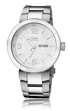 Oris Motor Sport TT1 Day Date Valkoinen/Ter�s �43 mm