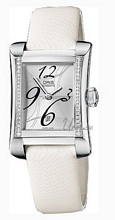 Oris Culture RectanYellowar Date Diamonds Steel Silver Dial