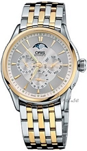 Oris Culture Artelier Complication Steel/Gold Silver Dial