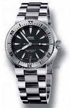 Oris Diving Date Steel Black Dial