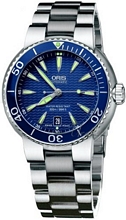 Oris Diving Date Steel Blue Dial