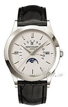 Patek Philippe Grand Complications Silver Dial Leather