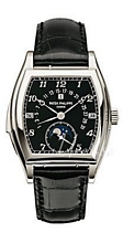 Patek Philippe Grand Complications Black Dial Croco Strap
