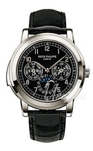 Patek Philippe Grand Complications Black Dial Croco Strap