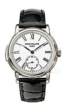 Patek Philippe Grand Complications White Dial Croco Strap