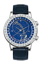 Patek Philippe Grand Complications Blue Dial Croco Strap