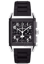 Jaeger LeCoultre Reverso Squadra World Chronograph Black Dial