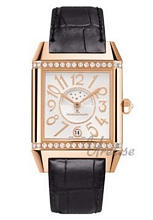 Jaeger LeCoultre Reverso Squadra Lady Duetto Diamond Silver Dial