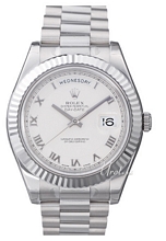 Rolex Day-Date II White Gold White Dial