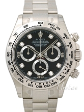 Rolex Daytona Black Diamond Dial White Gold Rolex Daytona Black Diamond Dial White Gold