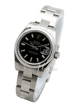 Rolex Lady Datejust Black Dial Oyster Bracelet Rolex Lady Datejust Black Dial Oyster Bracelet