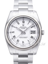 Rolex Perpetual Date White Dial Oyster Bracelet