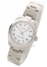 Rolex Perpetual White Dial Oyster Bracelet Midsize