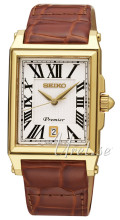 Seiko Premier Valkoinen/Nahka