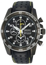 Seiko Sportura Musta/Nahka Ø42 mm Seiko Sportura Musta/Nahka Ø42 mm