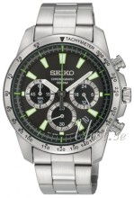 Seiko Chronograph Musta/Ter�s �40.5 mm