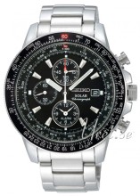 Seiko Chronograph Musta/Ter�s �41 mm