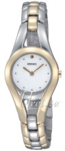 Seiko Dress Ladies Valkoinen/Teräs Ø22 mm Seiko Dress Ladies Valkoinen/Teräs Ø22 mm
