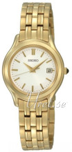 Seiko Dress Ladies Valkoinen/Kullansävytetty teräs Ø27 mm Seiko Dress Ladies Valkoinen/Kullansävytetty teräs Ø27 mm