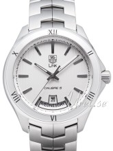 TAG Heuer Link Calibre 5 Day-Date Automatic Hopea/Teräs Ø42 mm TAG Heuer Link Calibre 5 Day-Date Automatic Hopea/Teräs Ø42 mm