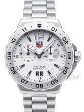 TAG Heuer Formula 1 Grande Date Alarm 42 mm Valkoinen/Ter�s �42