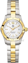 TAG Heuer Aquaracer White MOP Dial Two Tone Bracelet Ladies