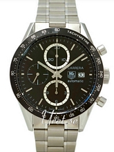 TAG Heuer Carrera Chronograph Black Dial Bracelet NEW MODEL TAG Heuer Carrera Chronograph Black Dial Bracelet NEW MODEL